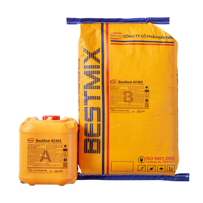 BestSeal AC402  - Hợp chất chống thấm, trám bít, gốc polymer-silicate, hai thành phần